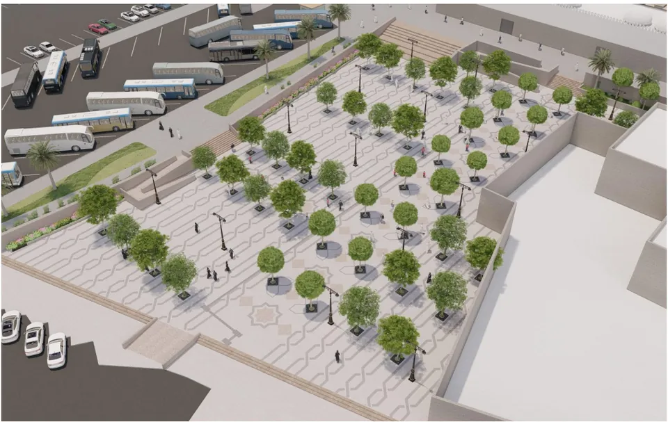 Quba Mosque — East Landscape — Landscape development & technical office