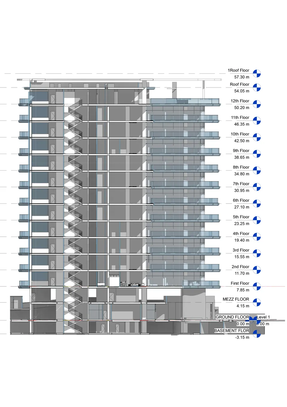 البرج الأبيض BIM model